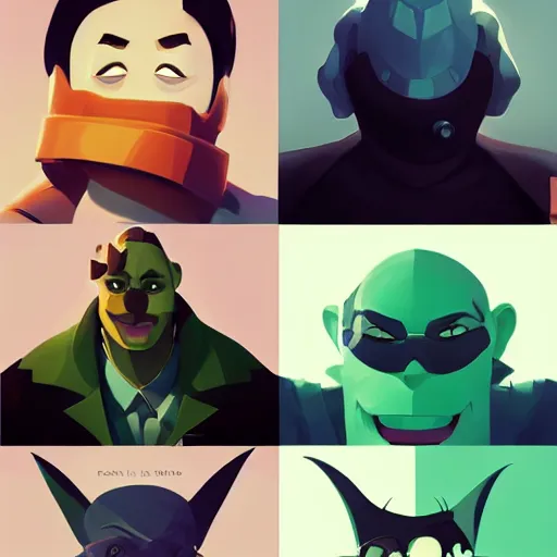 Image similar to face icon stylized minimalist toxic crusaders, loftis, cory behance hd by jesper ejsing, by rhads, makoto shinkai and lois van baarle, ilya kuvshinov, rossdraws global illumination