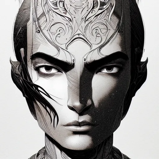 Image similar to portrait top light, by killian eng and joe fenton and martin deschambault and conrad roset, inspired by avatar, etching, fine, sharp high detail,