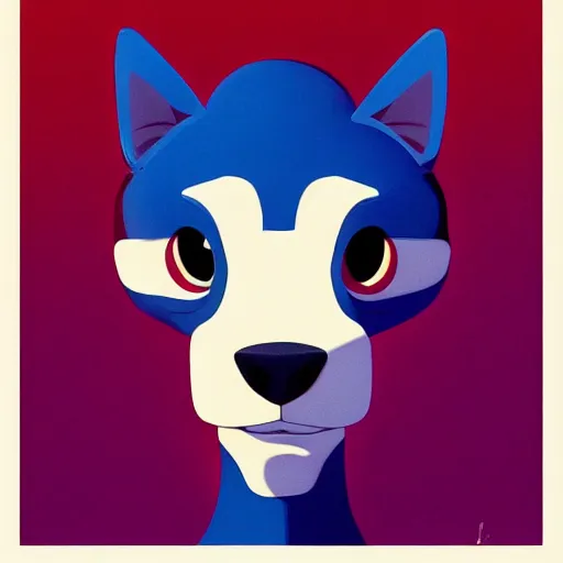 Image similar to face icon stylized minimalist catdog, loftis, cory behance hd by jesper ejsing, by rhads, makoto shinkai and lois van baarle, ilya kuvshinov, rossdraws global illumination