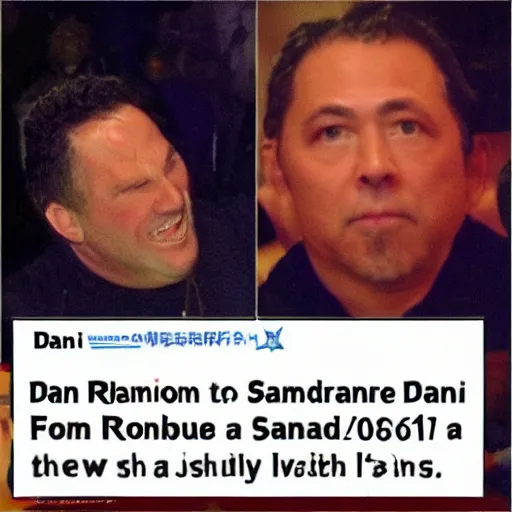 Image similar to dan romeo getting roasted by a samurai