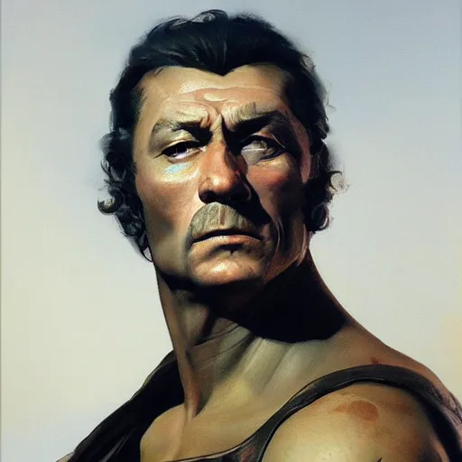 Prompt: ultra realistic portrait painting of victor saltzpyre, art by frank frazetta, 4 k, ultra realistic, highly detailed, epic lighting