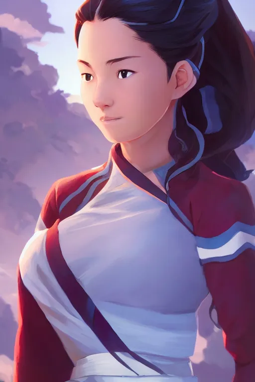 Prompt: Katara from the last Airbender , made by Stanley Artgerm Lau, WLOP, Rossdraws, ArtStation, CGSociety, concept art, cgsociety, octane render, trending on artstation, artstationHD, artstationHQ, unreal engine, 4k, 8k,