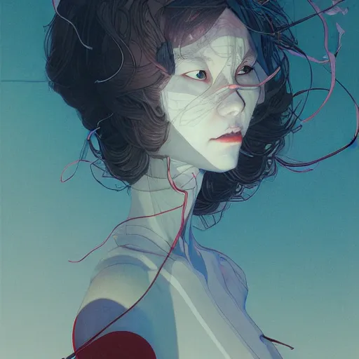 Image similar to prompt : city scavenger portrait soft light painted by james jean and katsuhiro otomo and erik jones, inspired by akira anime, smooth face feature, intricate oil painting, high detail illustration, sharp high detail, manga and anime 1 9 9 9