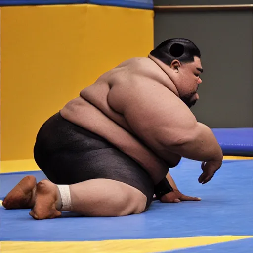 Image similar to steve urkle sumo wrestling