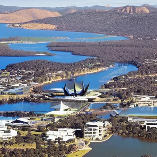 Prompt: Canberra in 2070