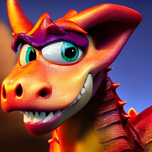 Image similar to new dragon pixar disney dreamworks character, highly detailed, extremely high quality, hd, 4 k, 8 k, professional photographer, 4 0 mp, lifelike, top - rated, award winning, cinematic, realistic, detailed lighting, detailed shadows, sharp, no blur, edited, corrected, trending