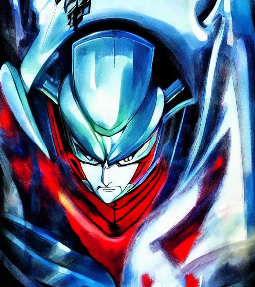 Image similar to go nagai ishikawa ken style manga anime super robot portrait detailed painting rendering realistic 3d hd key visual official media with frank Miller Alex Ross ito junji giger style trending