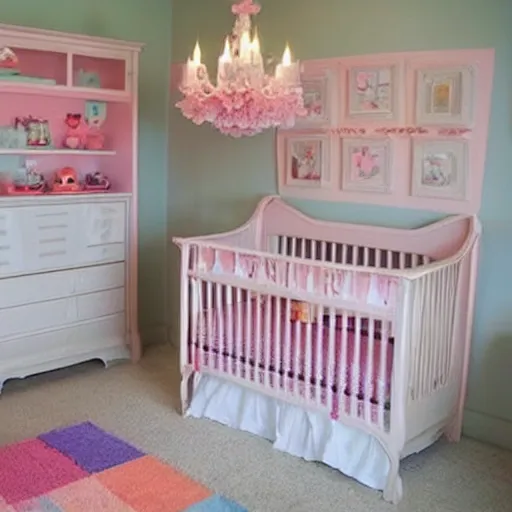 Prompt: kawaii baby room every baby could dream of