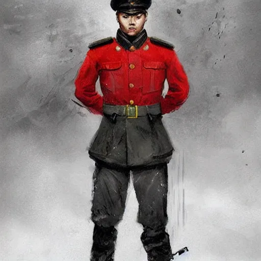 Prompt: portrait of a communist shiba inu dog as a soviet officer, tragic, elegant, fantasy, hd shot, digital portrait, beautiful, artstation, comic style, by artgerm, guy denning, jakub rozalski, magali villeneuve and charlie bowater