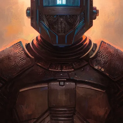 Image similar to the void knight as a realistic scifi cyberpunk knight, closeup portrait art by donato giancola and greg rutkowski, vintage retro scifi, realistic face, digital art, trending on artstation, symmetry!!!