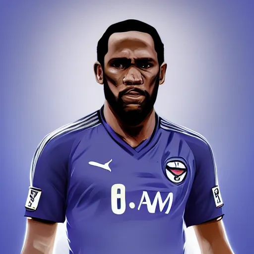 Prompt: jay - jay okocha, trending on art station, 4 k,