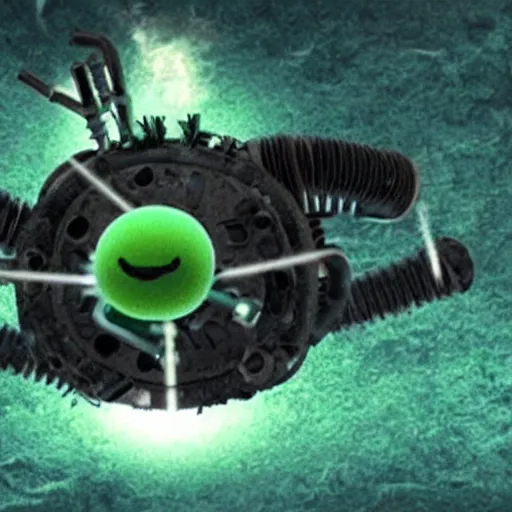 Prompt: Photograph of a gaseous lifeform discovered in another world, accurate depiction