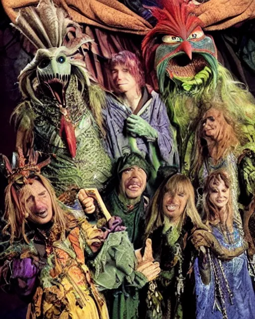 Prompt: i think its time for a skeksis party