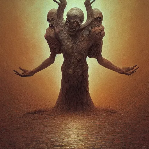 Prompt: the life after death, in the style of keith thompson and zdzislaw beksinski, artstation hd, 8 k, surrealistic digital artwork