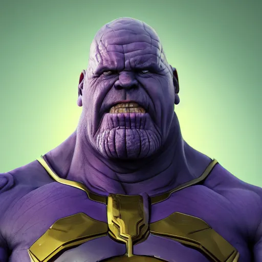 Image similar to Jim Cramer as thanos, hyperdetailed, trending on Artstation