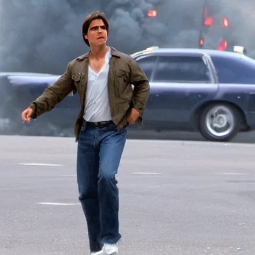 Prompt: Tom Cruise in 9/11