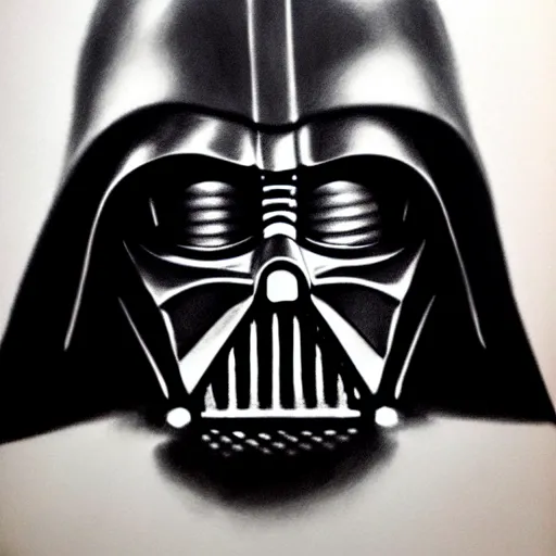 Prompt: Charcoal sketch of Darth Vader, trending, masterpiece, artstation, hyperdetailed