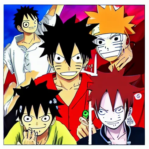 The Face Off – Naruto, Luffy, Goku and Ichigo