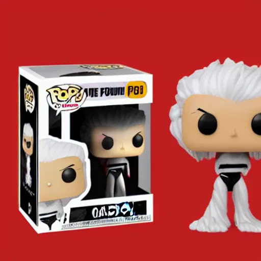 Image similar to garou, funko pop of garou, product design, product photo