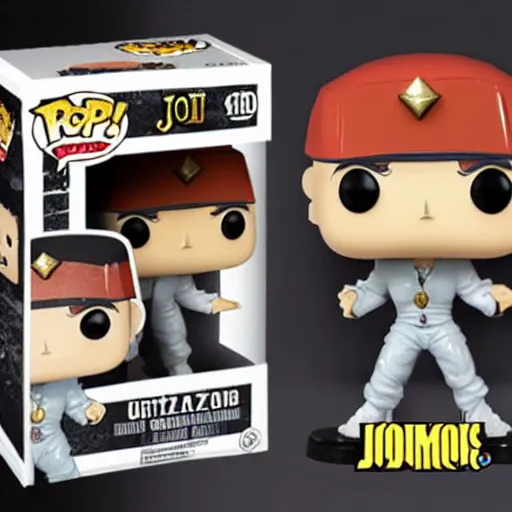 Image similar to jojos bizarre adventure, funko pop