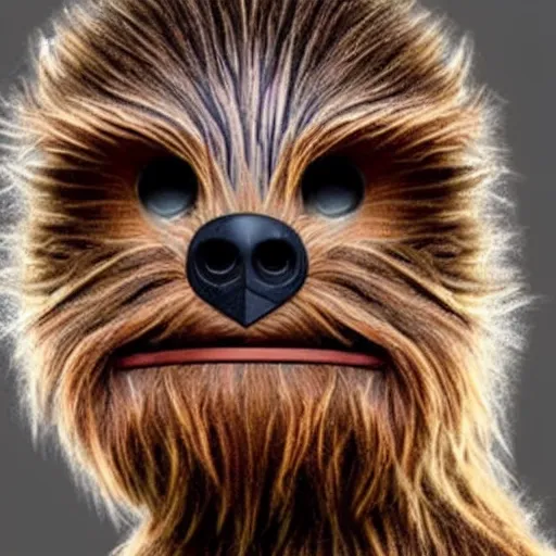 Image similar to a hairless wookie