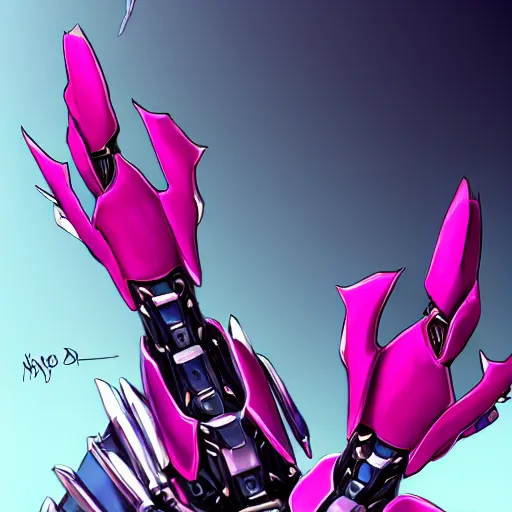 Image similar to very close up foot pov shot, detailed foot shot, feet art, hyperdetailed elegant beautiful stunning hot anthropomorphic mecha female dragon, sharp silver armor fuchsia skin, laying down showing quality mecha dragon feet at camera, furry paw, anthro paw, dragon paw, claws, detailed paws, warframe fanart, furaffinity, deviantart, ekasportal