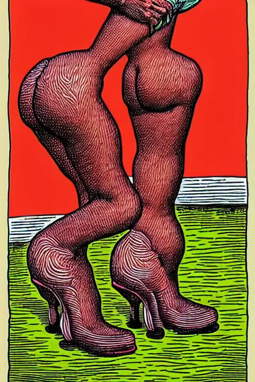 Image similar to art by r. crumb