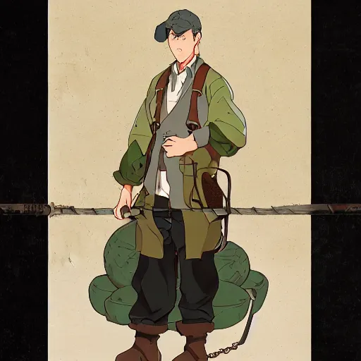 Prompt: portrait of the duck farmer, anime fantasy illustration by tomoyuki yamasaki, kyoto studio, madhouse, ufotable, comixwave films, trending on artstation