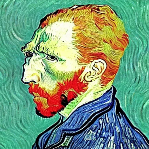 Prompt: Intracranial pressure - masterpiece by Van Gogh