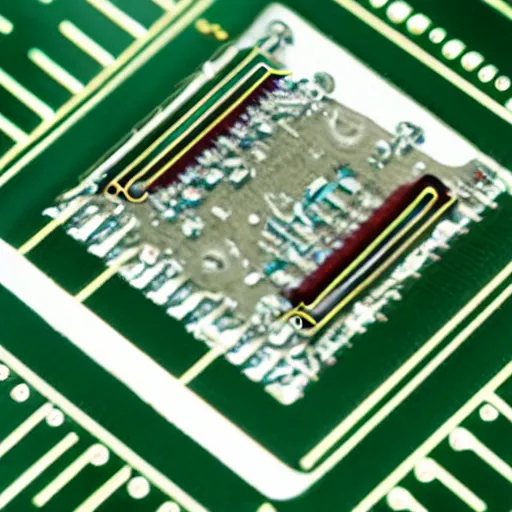 Prompt: microscopic mems integrated circuit sigil mechanism under the microscope