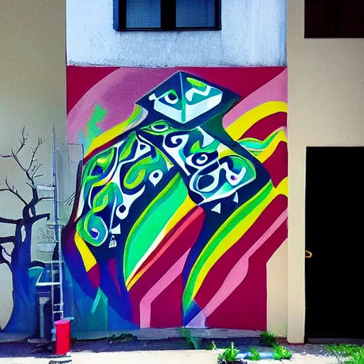 Prompt: “mural by ekta”
