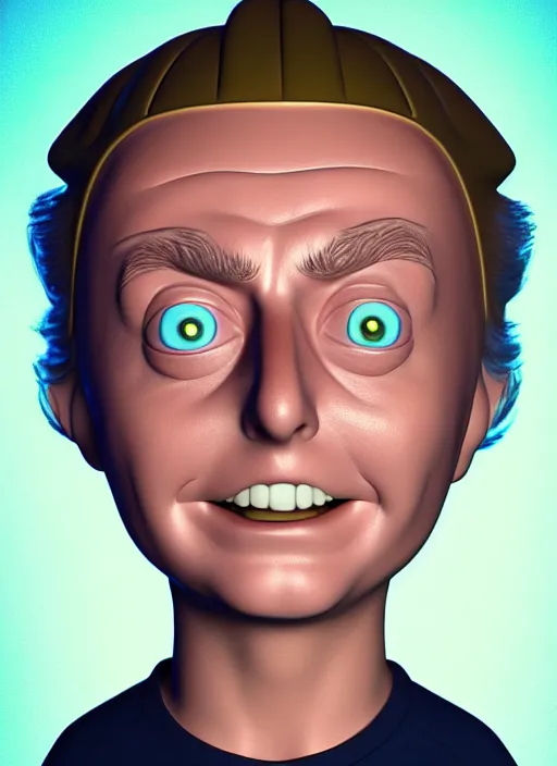 Image similar to young and happy morty from rick and morty closeup photograph dslr photorealistic, studio lighting, ektachrome, detailed, intricate, face detail