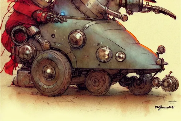 Image similar to adventurer ( ( ( ( ( 1 9 5 0 s retro future robot android robot mouse wagon book layout page. muted colors. ) ) ) ) ) by jean baptiste monge!!!!!!!!!!!!!!!!!!!!!!!!! chrome red