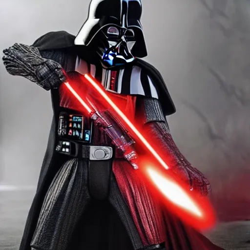 Image similar to Darth Vader in Call of Duty black ops, highly detailed, high quality, HD, 4k, 8k, Canon 300mm, professional photographer, 40mp, lifelike, top-rated, award winning, realistic, sharp, no blur, edited, corrected, trending