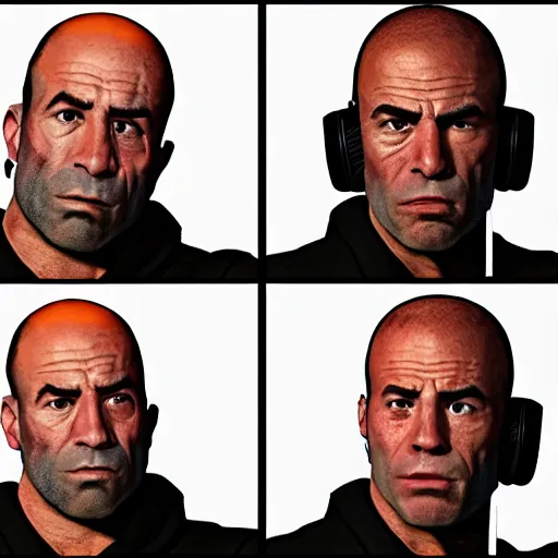 Prompt: joe rogan in fortnite