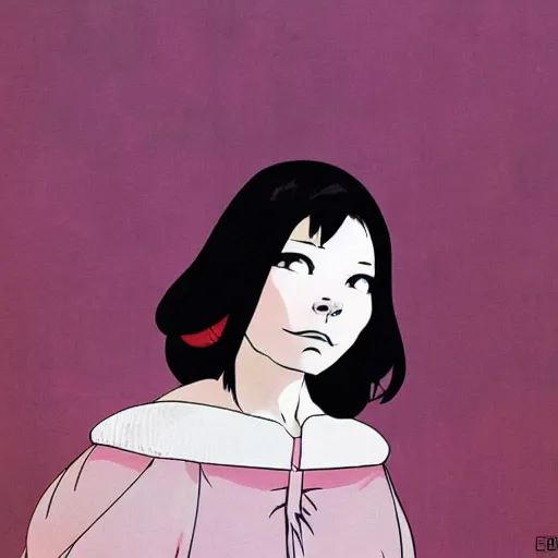 Prompt: bjork by satoshi kon