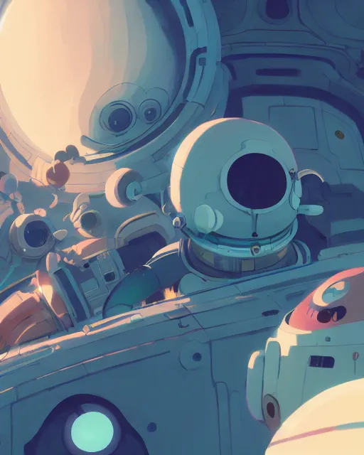 Image similar to space station deep space, cory loftis, james gilleard, atey ghailan, makoto shinkai, goro fujita, studio ghibli, rim light, exquisite lighting, clear focus, very coherent, plain background, soft painting