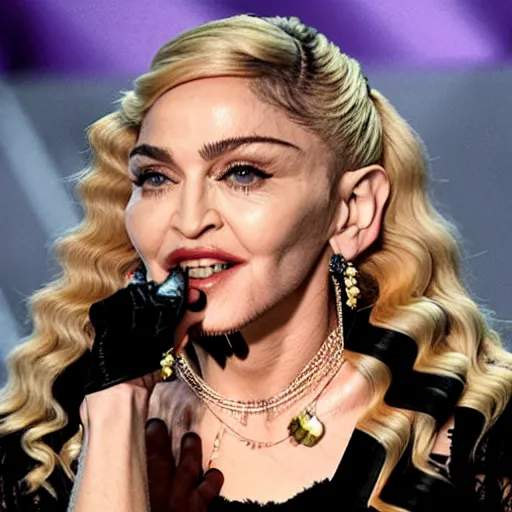 Image similar to Madonna as the president of the United states