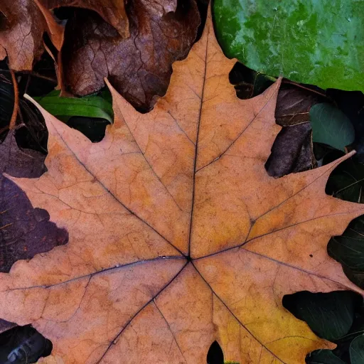 Image similar to leaves that form the face of keavu reaves