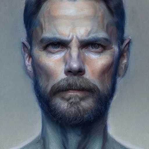 Image similar to duke leto, closeup portrait art by donato giancola and greg rutkowski, realistic face, digital art, trending on artstation, symmetry!!