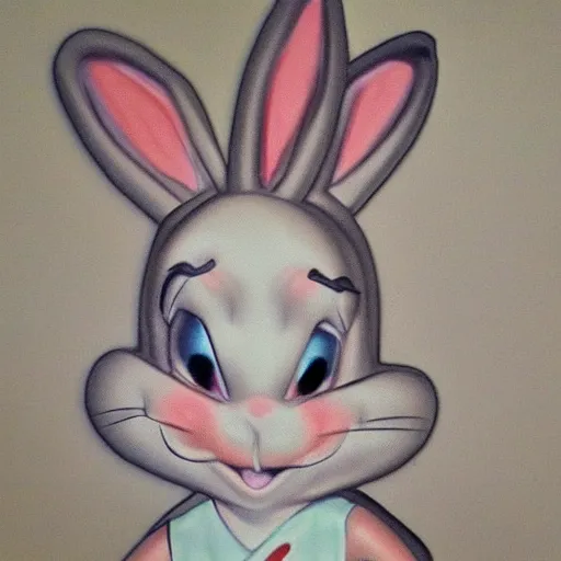 Prompt: bugs bunny realistic