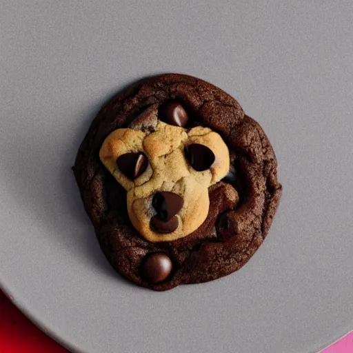 Prompt: a doggy styled chocolate chip cookie, 8k