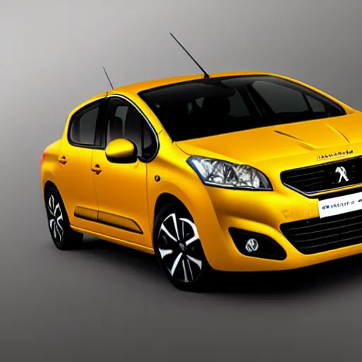 Prompt: a Peugeot car , in the style of Renault car