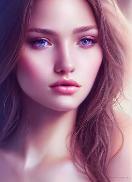 Image similar to a gorgeous female photo, professionally retouched, soft lighting, half body shot, realistic, smooth face, perfect eyes, symmetrical, wide angle, sharp focus on eyes, 8 k high definition, insanely detailed, intricate, elegant, art by artgerm