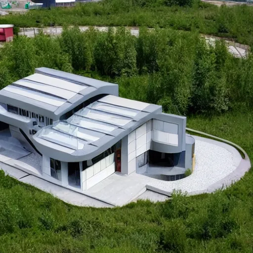 Image similar to High-tech house in Ufa