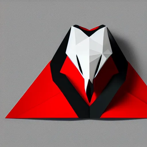 Image similar to low poly, vector, white eagle icon, in a book, red background, cgsociety, artstation, octane render