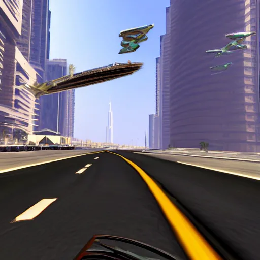 Image similar to gta : dubai, hyperspace