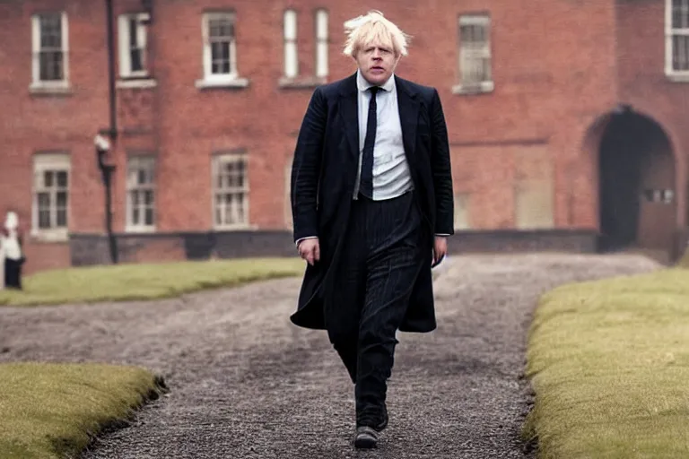 Prompt: boris johnson in peaky blinders