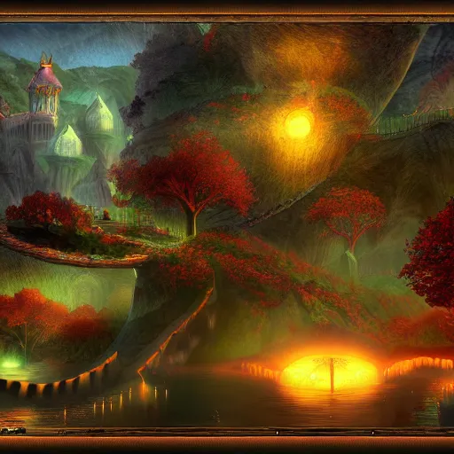 Image similar to Fantasy Realm, MMO, Digital Art, 4k