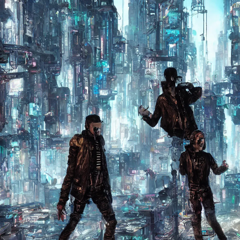 Image similar to a rebel punk artist in cyberpunk distopic world, 16 K 3D, ultrarealistic futuristic utopian and dystopian art, cry engine